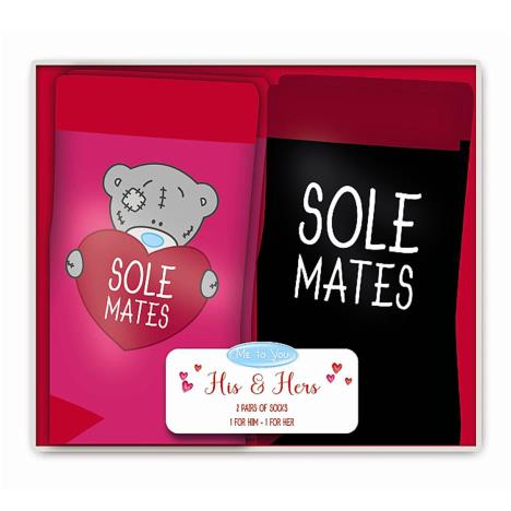 His & Hers Sole Mates Me To You Boxed Socks Set £4.79